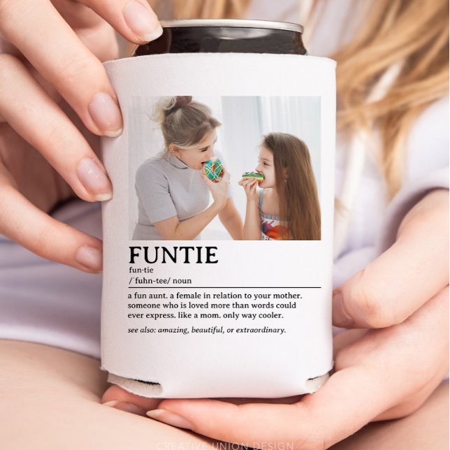 Personalisiertes Funtie-Definition-Zitat Dosenkühler (gift for sister)