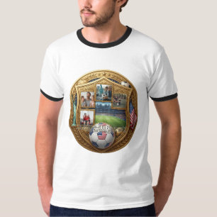 Personalisiertes Fußball-Familien-Shirt T-Shirt