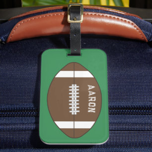 Personalisiertes Fußball-Gepäckanhänger-Geschenk Gepäckanhänger