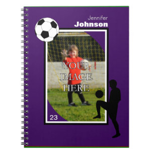 Personalisiertes Fußball Notizbuch Notizblock