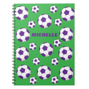 Personalisiertes Fußballfeld-Notebook Notizblock