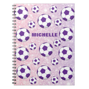 Personalisiertes Fußballfeld-Notebook Notizblock