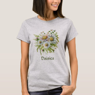 Personalisiertes Gänseblümchen-Blumen-Gärtner-Gesc T-Shirt