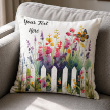 Personalisiertes Garten-Wurfkissen