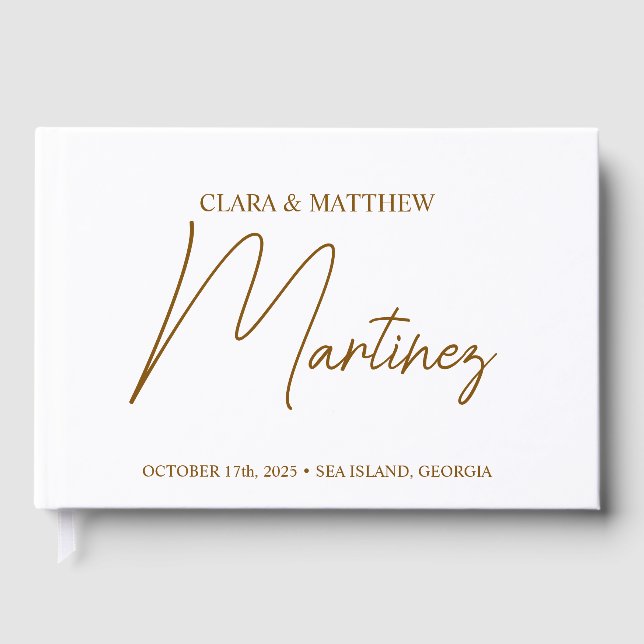 Personalisiertes Gästebuch (Vorderseite)