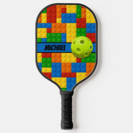 Personalisiertes Gebäude blockiert verantwortungsv Pickleball Schläger