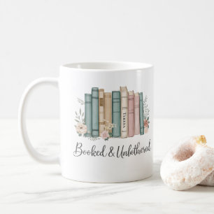 Personalisiertes „Gebucht und ungestört“ Lesergesc Kaffeetasse