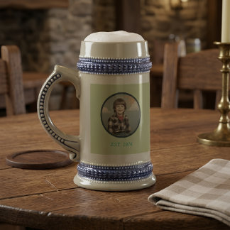 personalisiertes Geburtstagsfoto-Trinkgeschirr, Me Bierglas