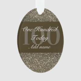 Personalisiertes Geburtstagsgeschenk 100. Ornament