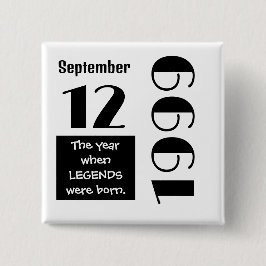 Personalisiertes Geburtstagsgeschenk Button