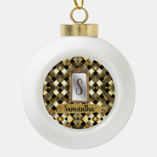 Personalisiertes Geburtstagsgeschenk für Ehefrau, Keramik Kugel-Ornament