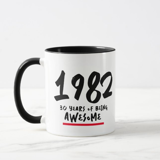Personalisiertes Geburtstagsgeschenk für ein indiv Tasse (Links)
