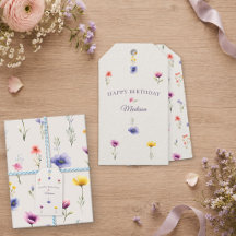 Personalisiertes Geburtstagsgeschenk-Tag Wiesenwil