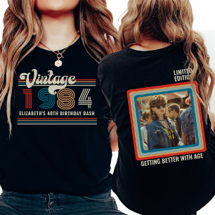 Personalisiertes Geburtstagsgeschenkpapier mit ind T-Shirt