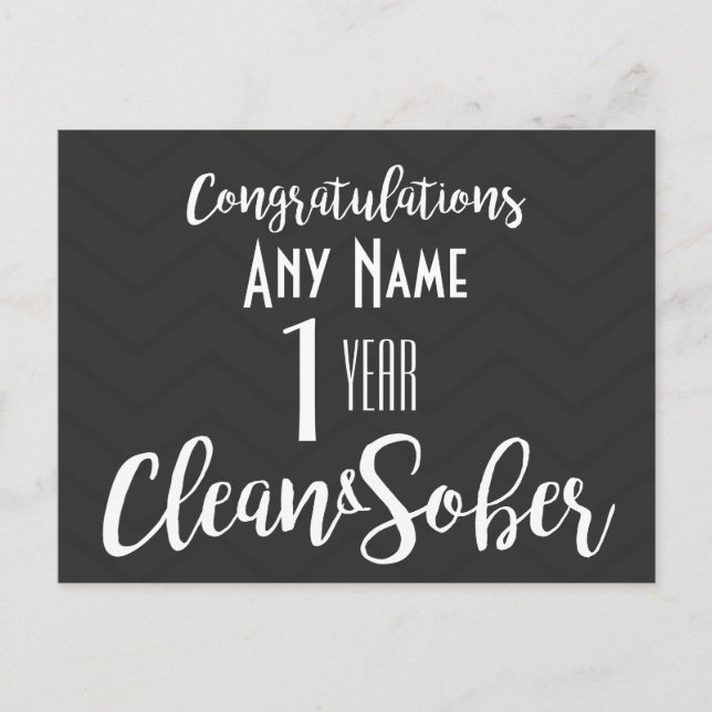 personalisiertes Geburtstagsjubiläum OM NA Postkarte (Vorderseite)