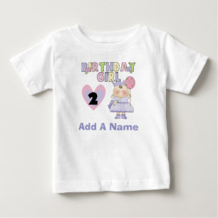 Personalisiertes Geburtstagskind 2. Geburtstagshir Baby T-shirt
