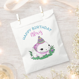 Personalisiertes Geburtstagskind Axolotl Themed Geschenktütchen