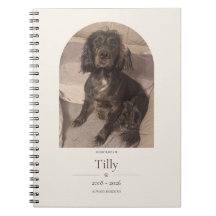 Personalisiertes Gedenkbuch für Haustiere | Hund &
