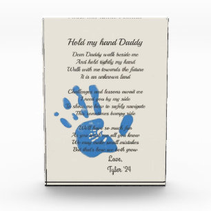 Personalisiertes Gedicht für Papa Fotoblock