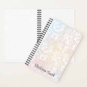 Personalisiertes geometrisches Muster Notizbuch