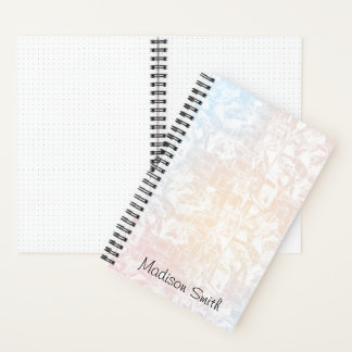Personalisiertes geometrisches Muster Notizbuch