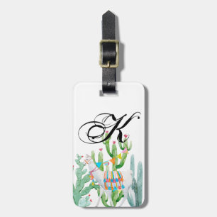Personalisiertes Gepäckanhänger Boho Lama Bohemian