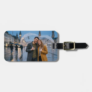 Personalisiertes Gepäckanhänger-Foto-Collage Custo Gepäckanhänger