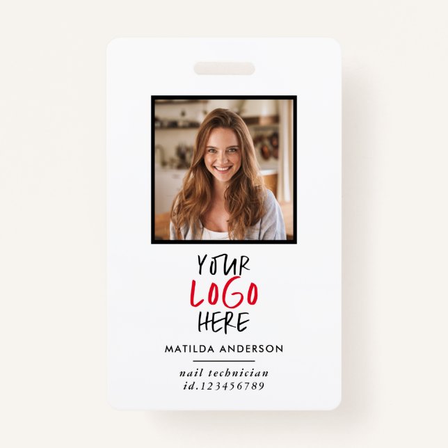 Personalisiertes Geschäft mit benutzerdefinierten  Ausweis (Vorderseite)