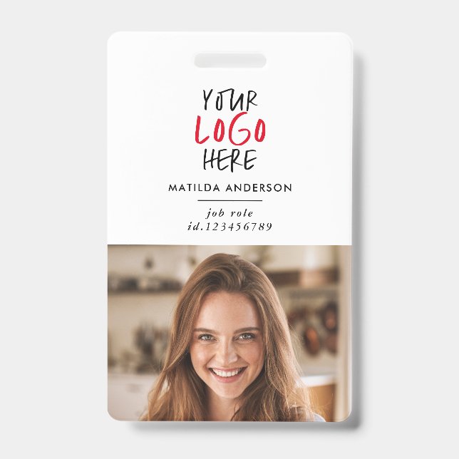 Personalisiertes Geschäft mit benutzerdefinierten  Ausweis (Vorderseite)