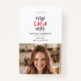 Personalisiertes Geschäft mit benutzerdefinierten  Ausweis