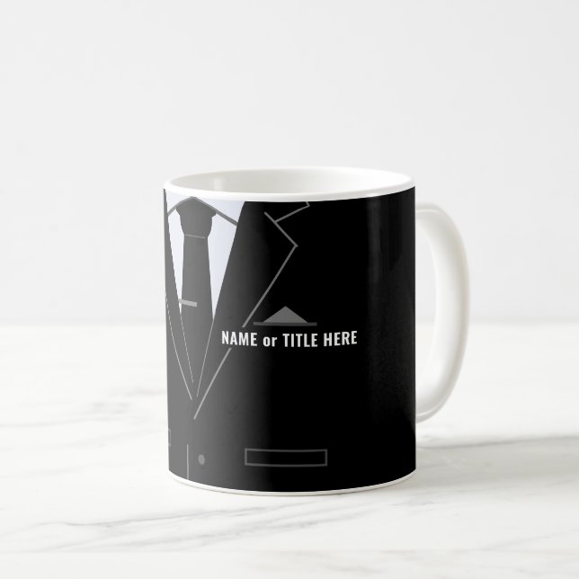 Personalisiertes Geschäftsgeschenk Tasse Schwarzer (VorderseiteRechts)