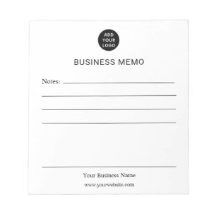 Personalisiertes Geschäftsnotizbuch Notizblock