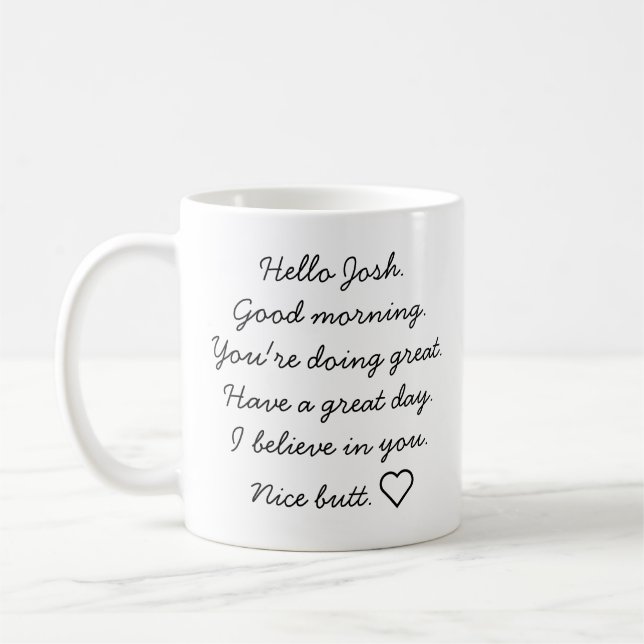 Personalisiertes Geschenk eines Freundes, inspirie Kaffeetasse (Links)