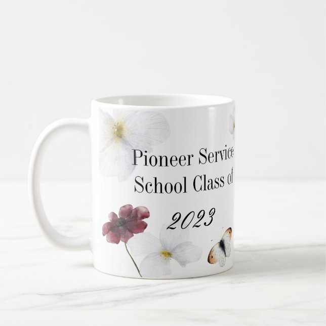 Personalisiertes Geschenk für 2023 JW Pionier Coff Kaffeetasse (Links)
