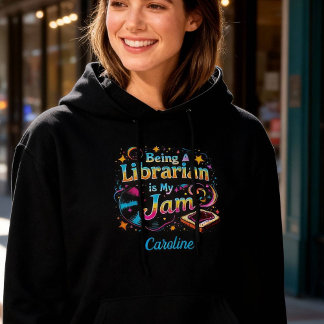 Personalisiertes Geschenk für Bibliothekare Hoodie