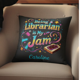 Personalisiertes Geschenk für Bibliothekare Kissen