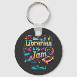 Personalisiertes Geschenk für Bibliothekare Schlüsselanhänger