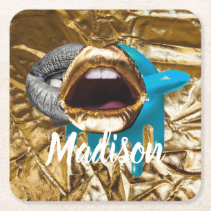 Personalisiertes Geschenk für Brautjungfer, Hochze Rechteckiger Pappuntersetzer