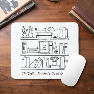 Personalisiertes Geschenk für Buchclub-Mitglieder Mousepad