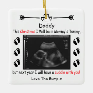 Personalisiertes Geschenk für Daddy, der aus dem  Keramikornament
