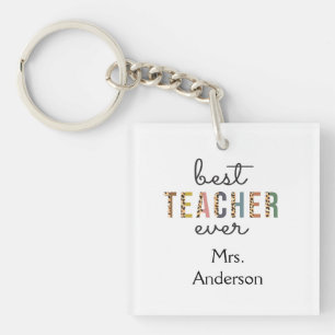 Personalisiertes Geschenk für den besten Lehrer al Schlüsselanhänger
