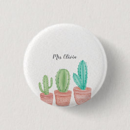 Personalisiertes Geschenk für den besten Lehrer Button