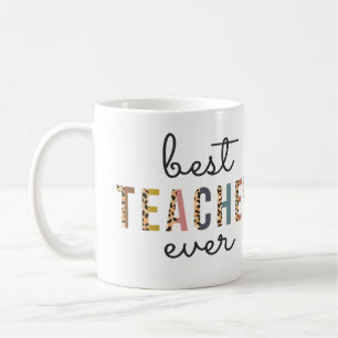 Personalisiertes Geschenk für den besten Lehrer je Kaffeetasse