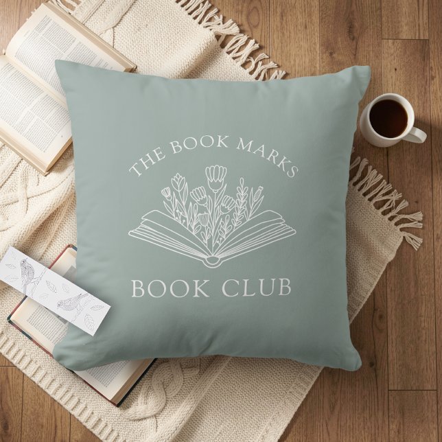 Personalisiertes Geschenk für den Buchclub Kissen (Von Creator hochgeladen)