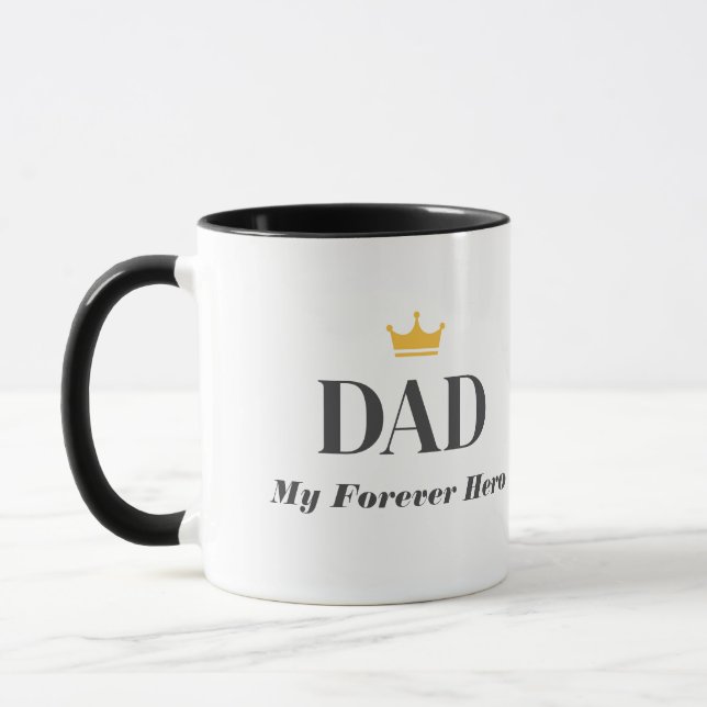 Personalisiertes Geschenk für den Vater Tasse (Links)