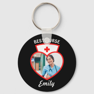 Personalisiertes Geschenk für die beste Krankensch Schlüsselanhänger