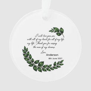 Personalisiertes Geschenk für die Mutter des Bräut Ornament