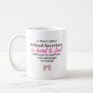 Personalisiertes Geschenk für die Sekretärin der S Kaffeetasse