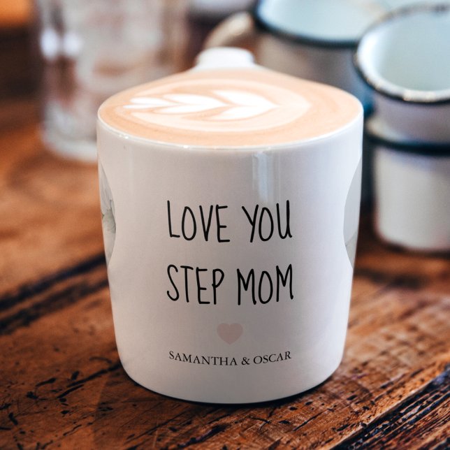 Personalisiertes Geschenk für die Stiefmutter Espressotasse (Von Creator hochgeladen)