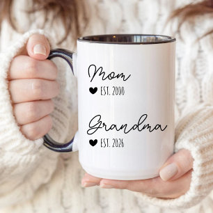 Personalisiertes Geschenk für ein neues Großvater- Tasse